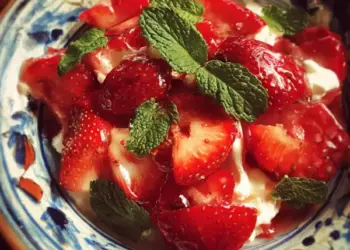 refreshing strawberry crackle salad