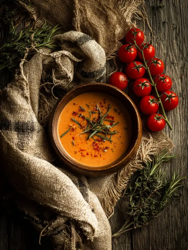 Roasted Red Pepper Bisque