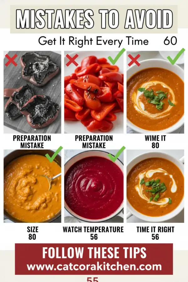 Roasted red pepper bisque common mistakes