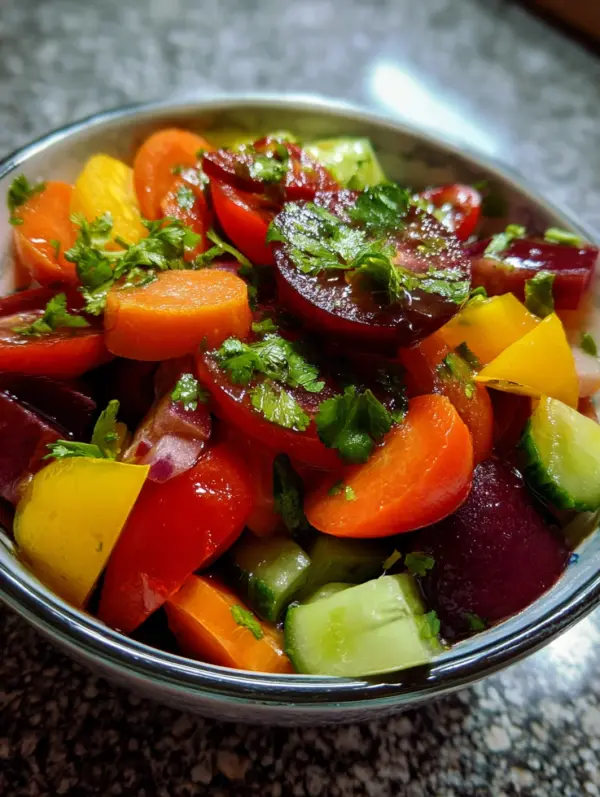 Why you'll love zero-waste rainbow vegetable salad