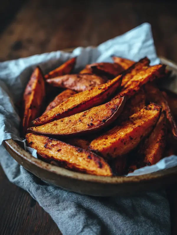 card recipe ingredients and instructions roasted sweet potato wedges