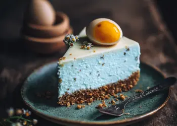 robin's egg cheesecake