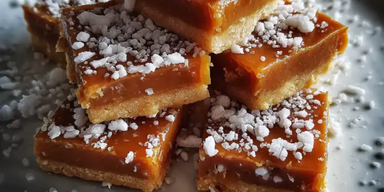 salted caramel butter bars
