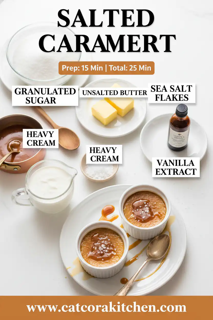 Salted caramel pudding ingredients