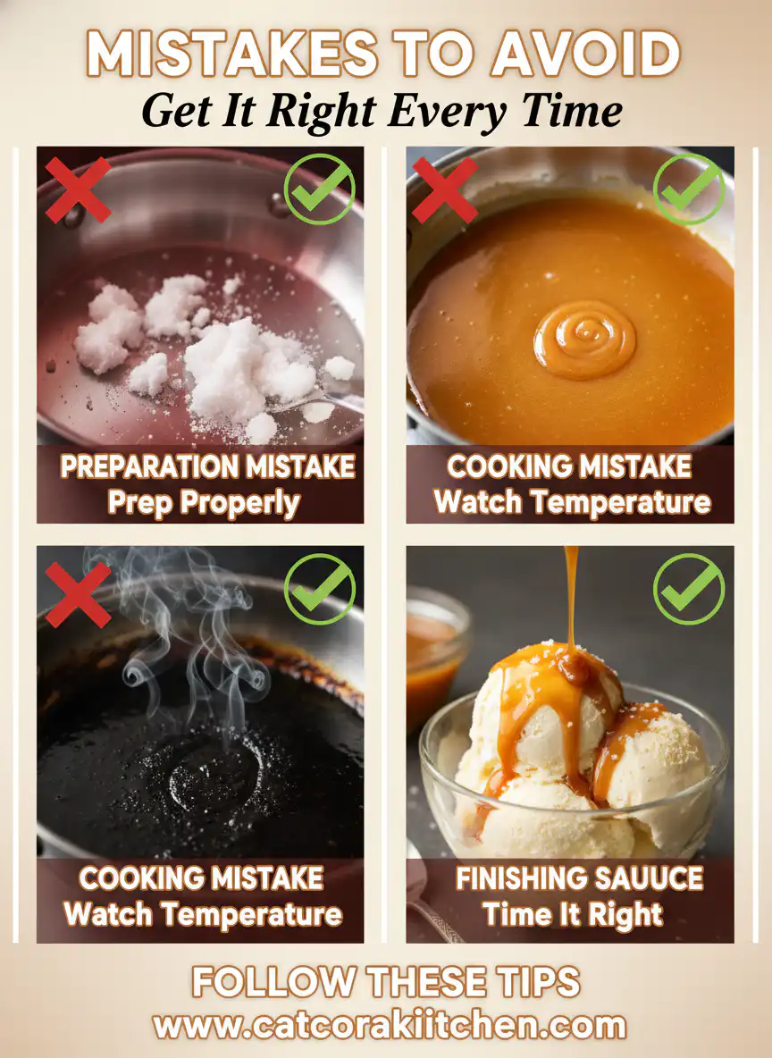 Salted caramel pudding common mistakes