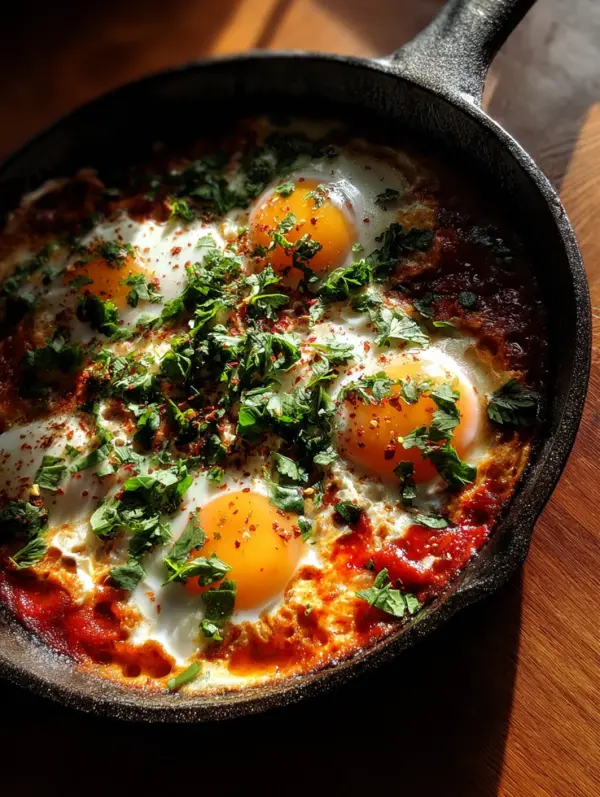 Shakshuka – Classic Eggs in Tomato Sauce Middle Eastern Recipe