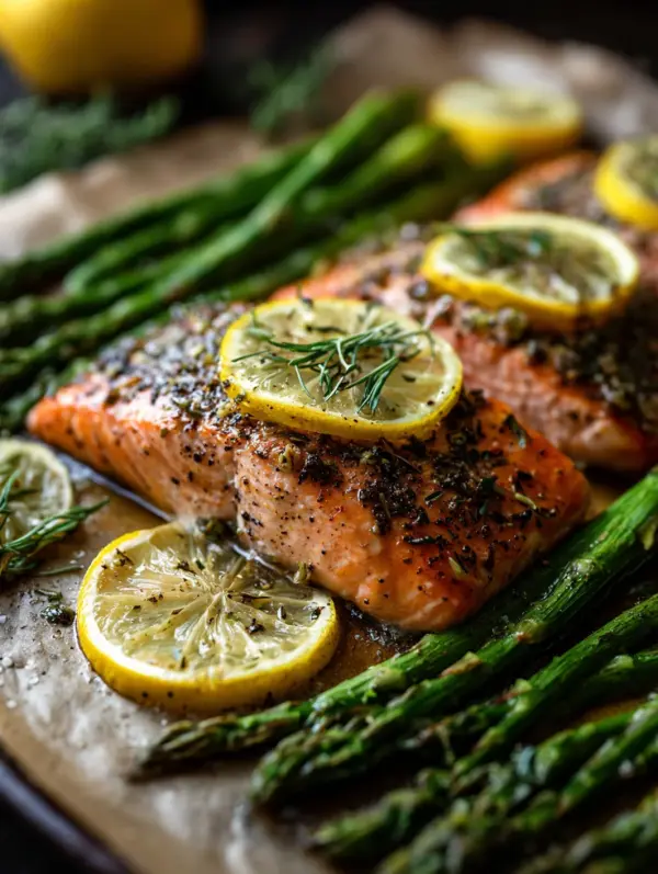 Why you'll love sheet pan lemon herb salmon and asparagus