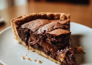 Nutella Cookies Pie – Easy Chocolate Hazelnut Pie Recipe
