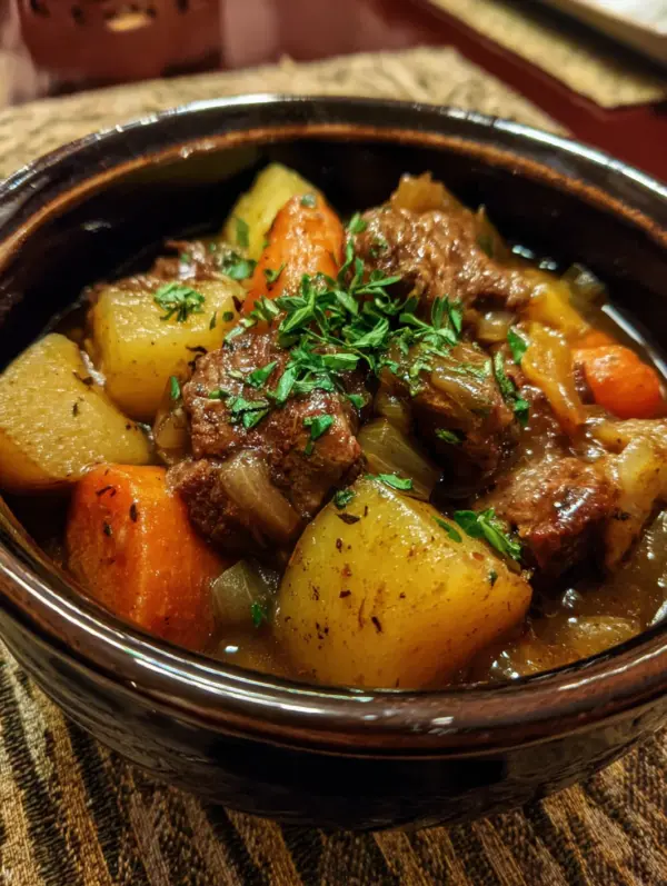 card recipe ingredients and instructions slow cooker beef stew