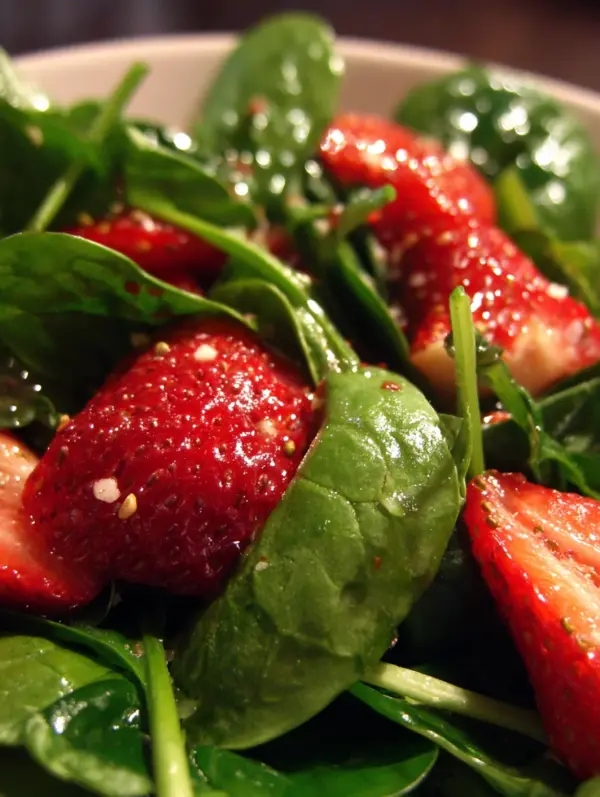 Why you'll love spinach and strawberry spring salad