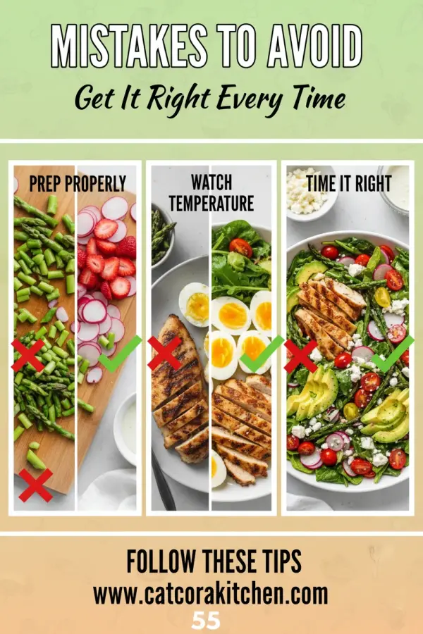 Spring Cobb salad common mistakes