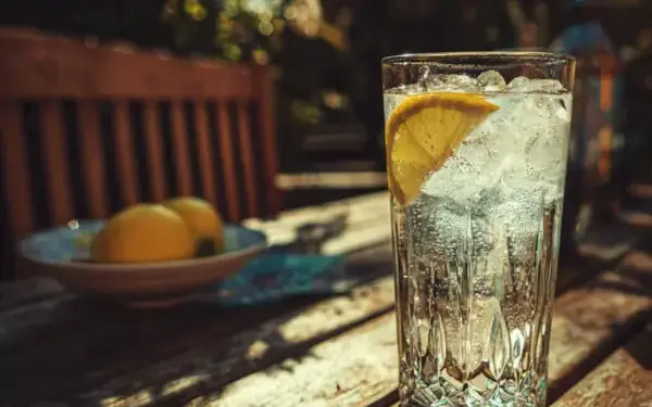 spring garden gin and tonic