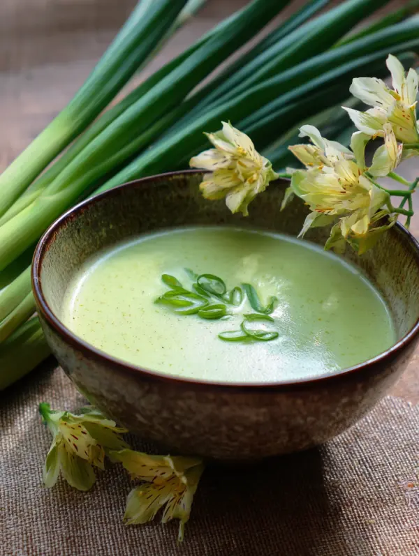 Spring Onion Vichyssoise – Elegant Chilled Soup Recipe