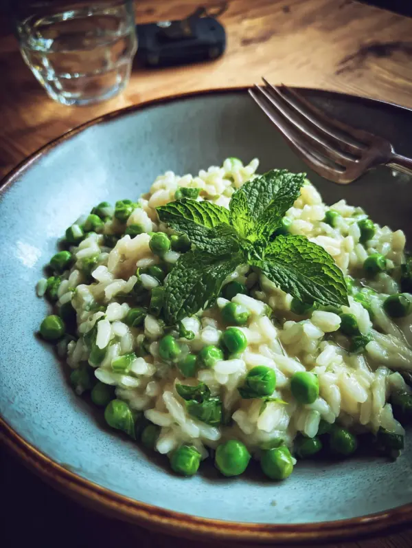 Why you'll love spring vegetable risotto with peas and mint