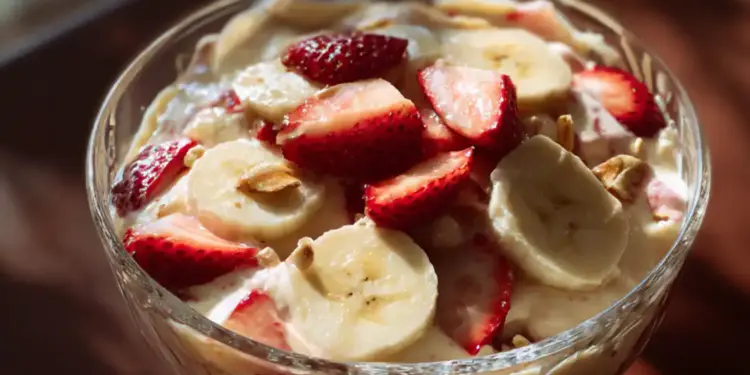 strawberry banana pudding