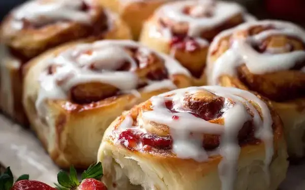 strawberry cheesecake Cinnabon rolls
