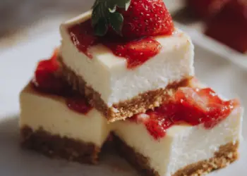 strawberry cheesecake bars