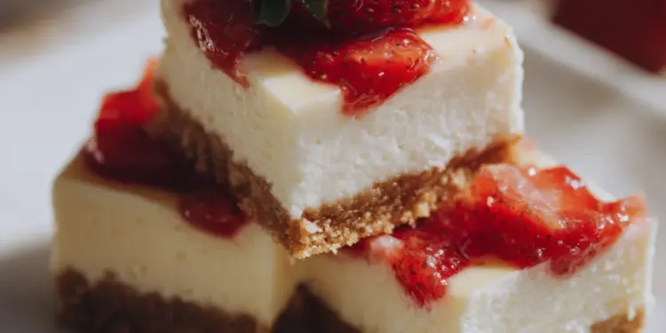 strawberry cheesecake bars