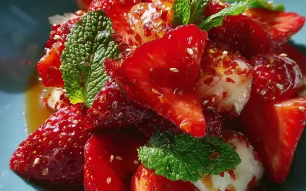 strawberry crackle salad