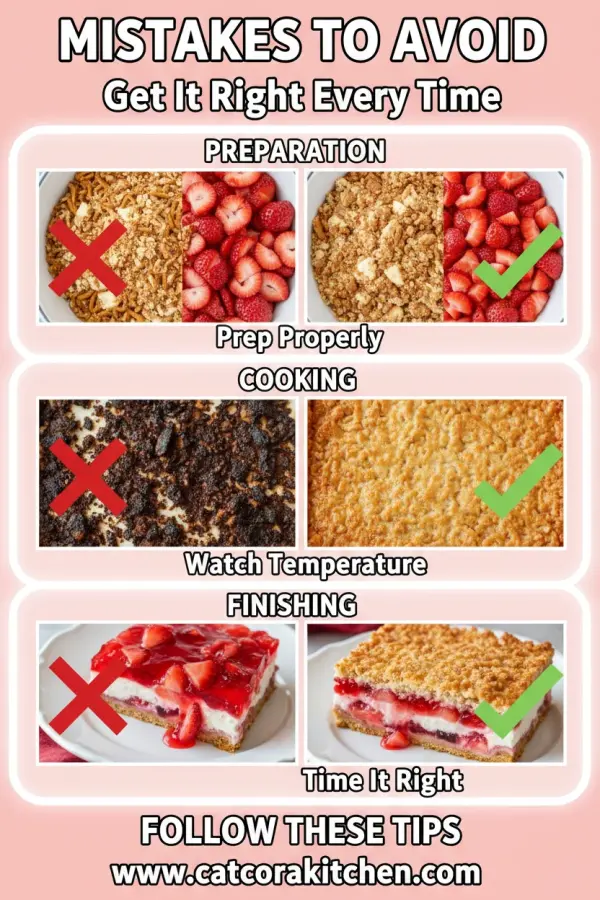 Strawberry crackle salad common mistakes