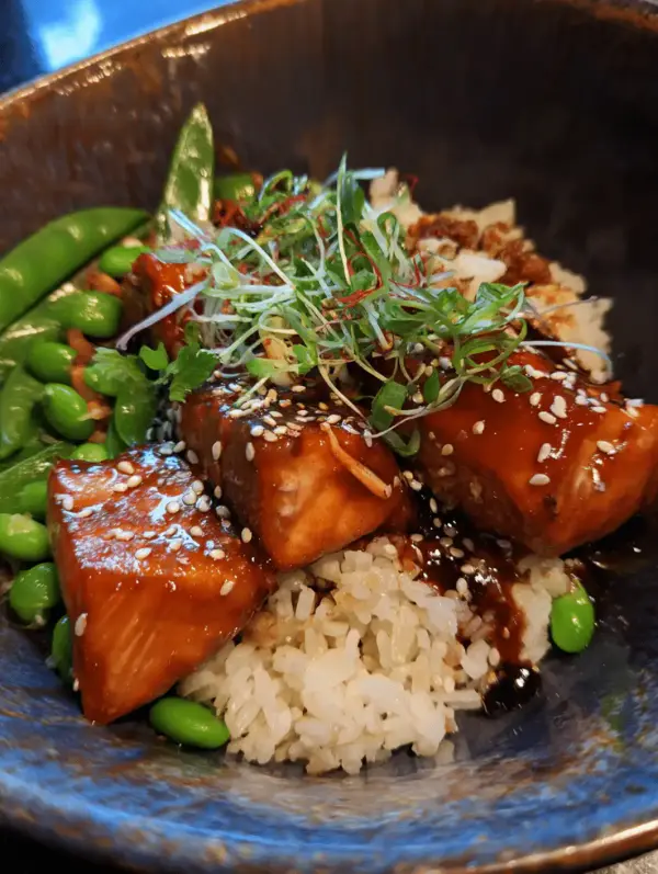 Why you'll love teriyaki salmon bowl
