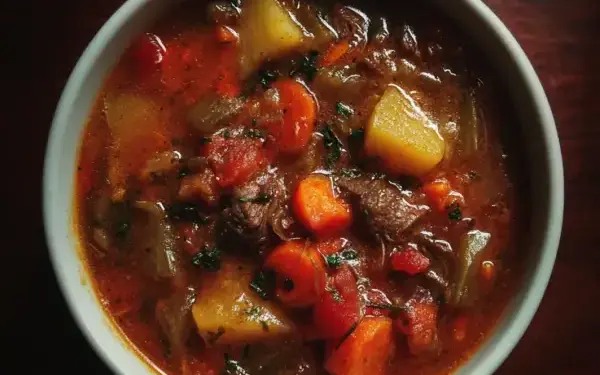 vegetable beef soup