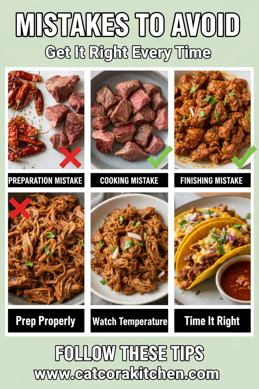 Birria Tacos common mistakes