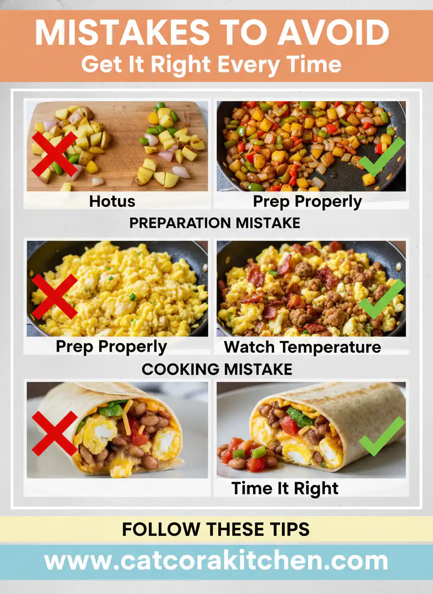 Breakfast Burrito common mistakes