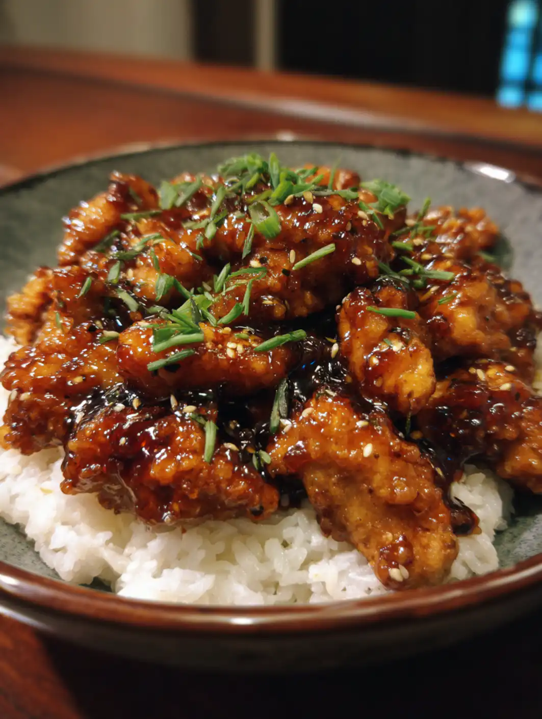 Crispy Garlic Honey Chicken