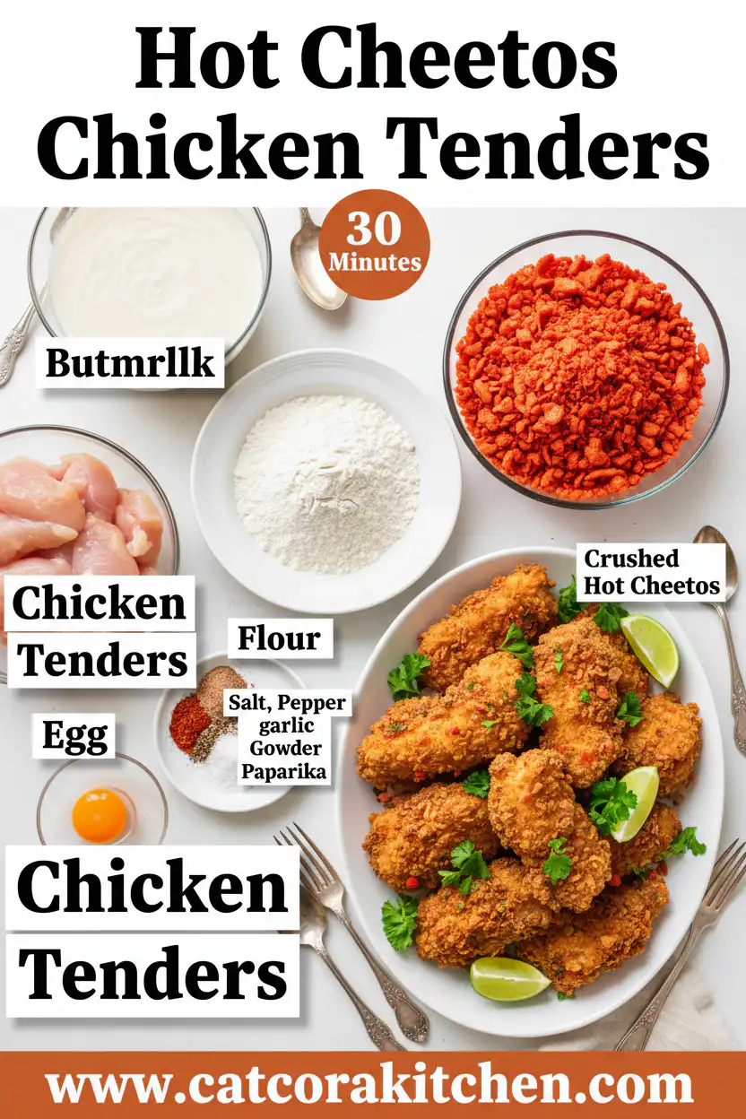 Hot Cheetos Chicken Tenders ingredients