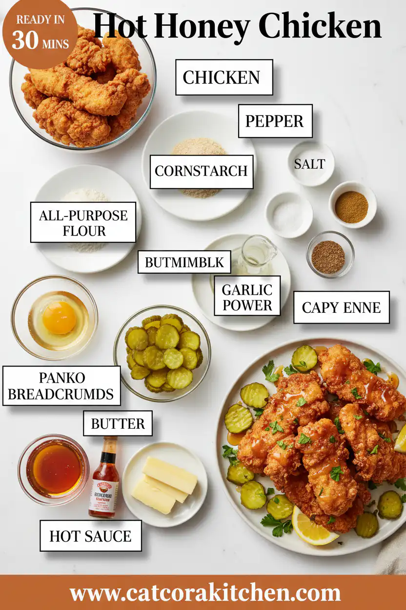 Hot Honey Chicken ingredients