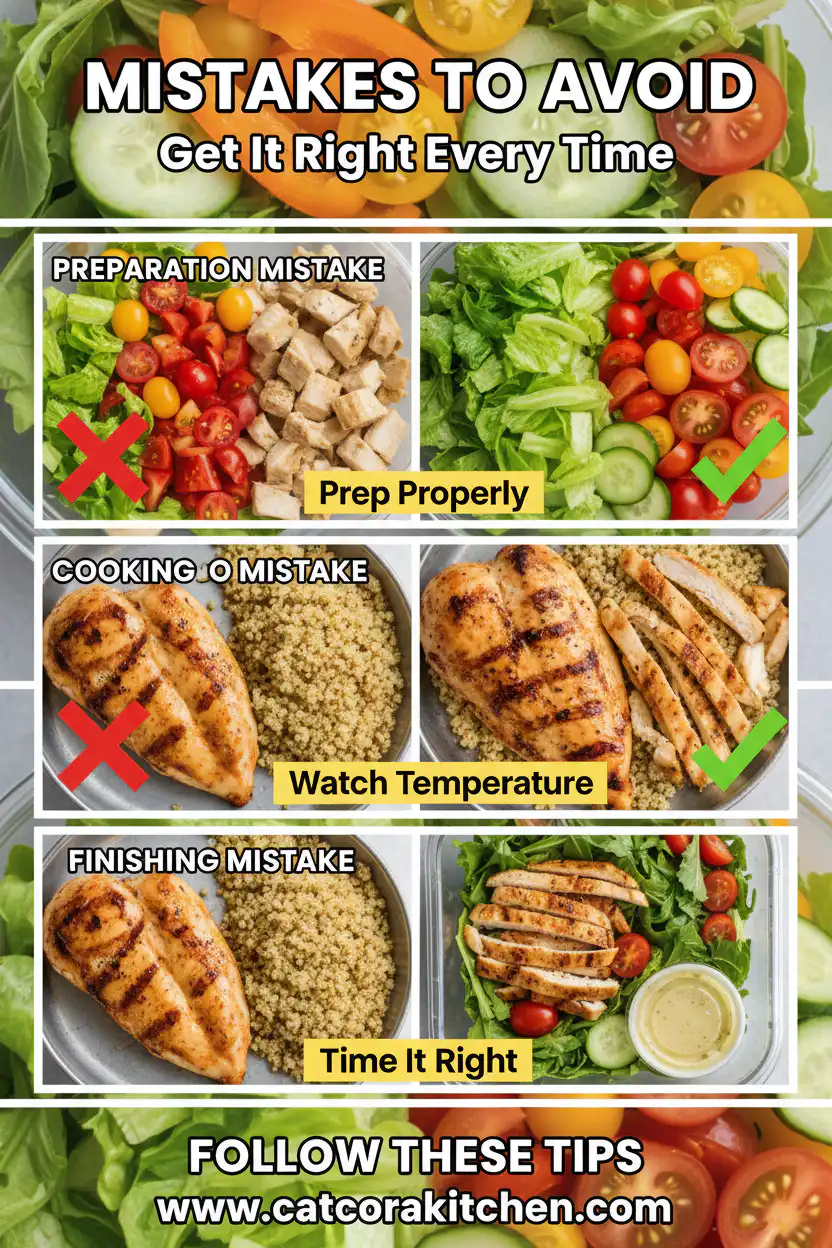 Meal Prep Salad common mistakes
