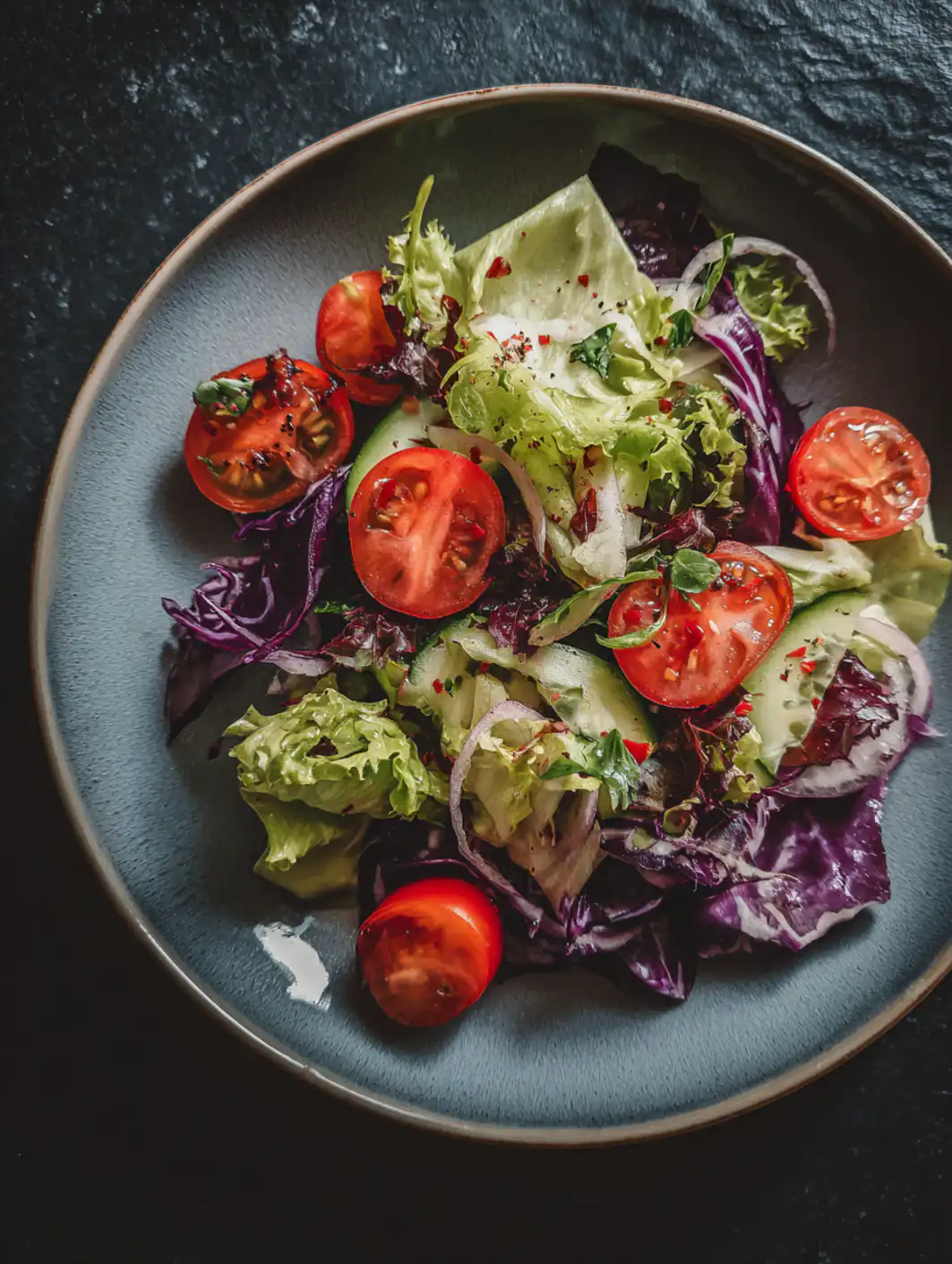 card recipe ingredients and instructions Meal Prep Salad