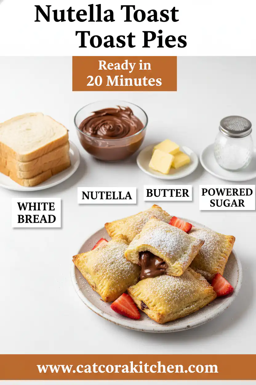 Nutella Toast Pies ingredients