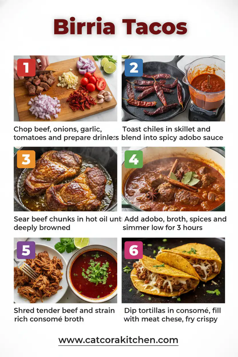 Birria Tacos How to Make 