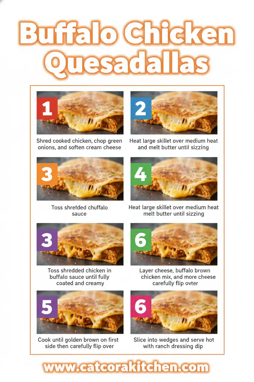 Buffalo Chicken Quesadillas How to Make 