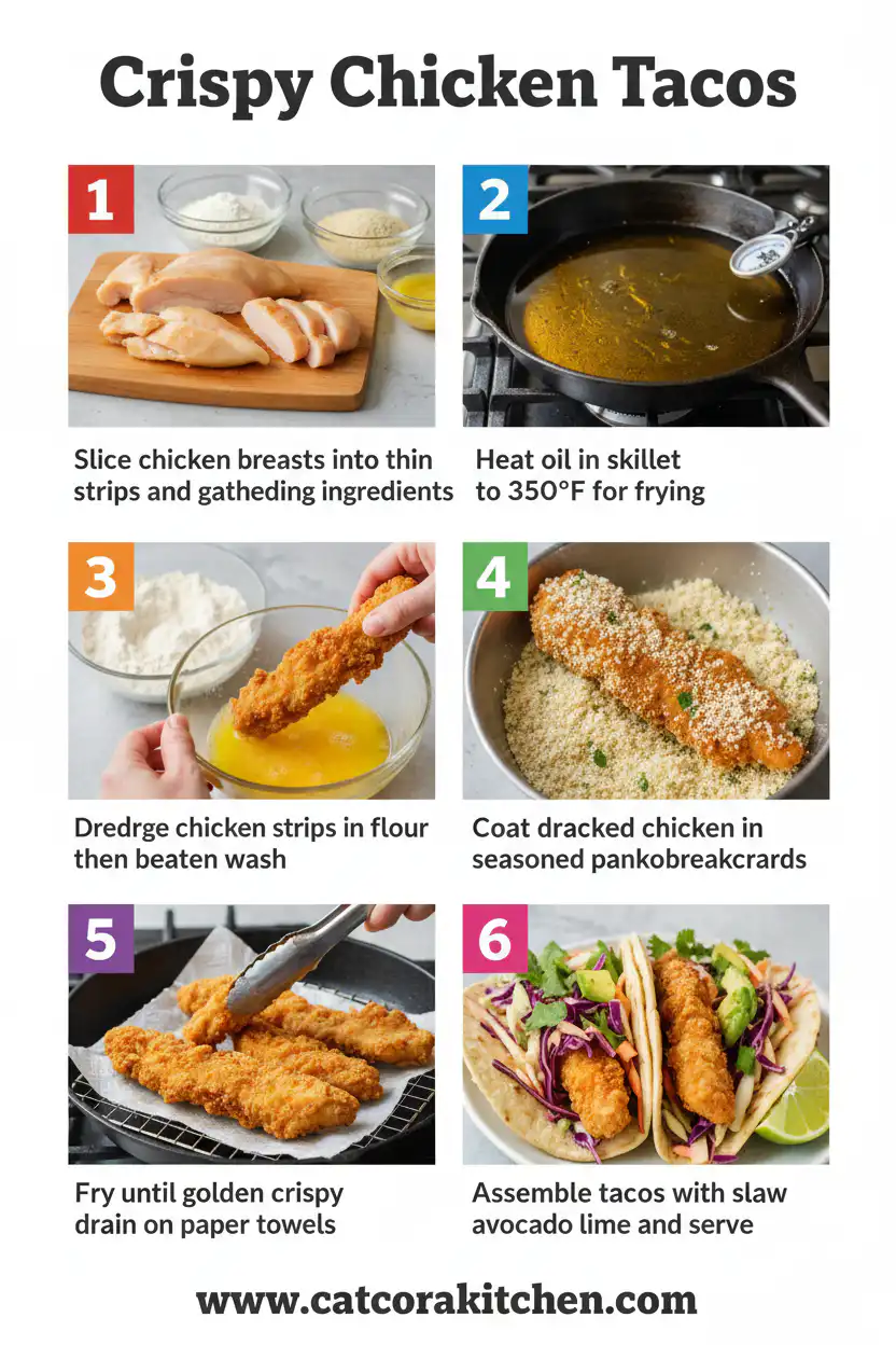 Crispy Chicken Tacos How to Make 