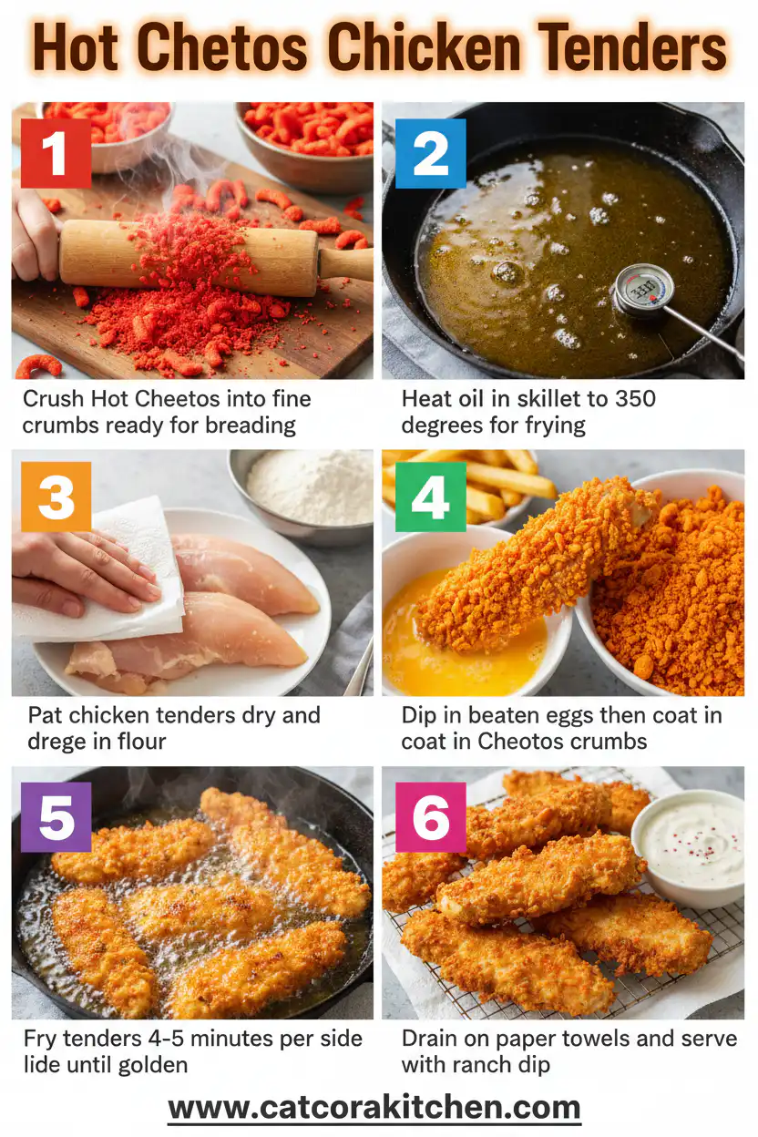 Hot Cheetos Chicken Tenders How to Make 