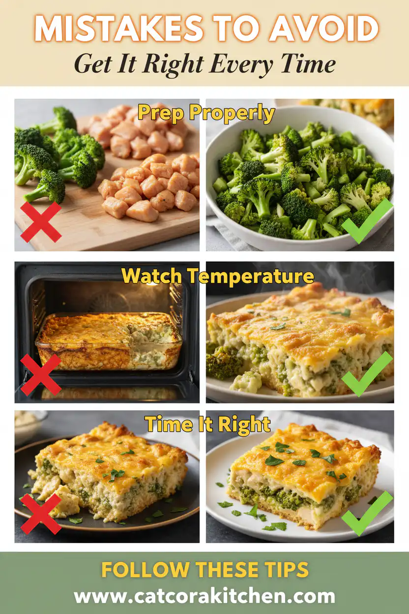 Broccoli chicken casserole common mistakes