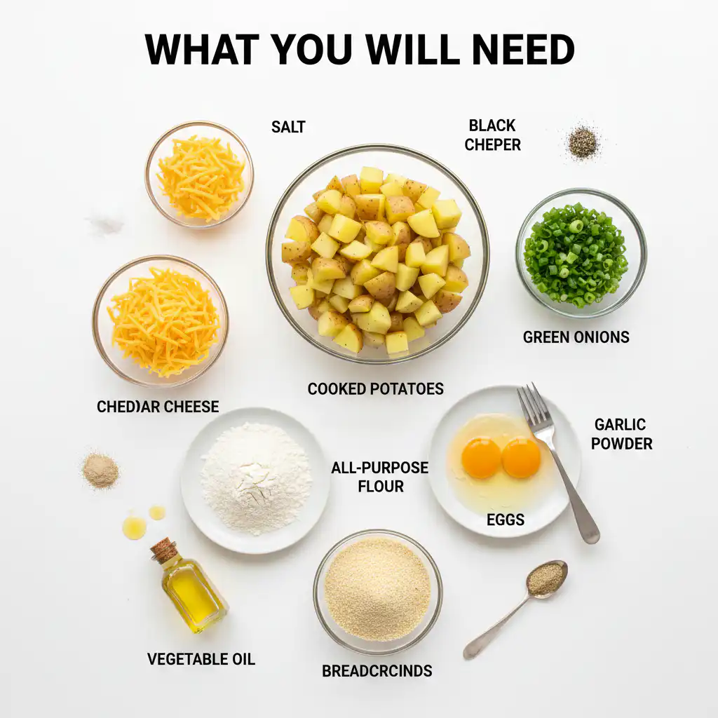 Cheesy Potato Bites ingredients