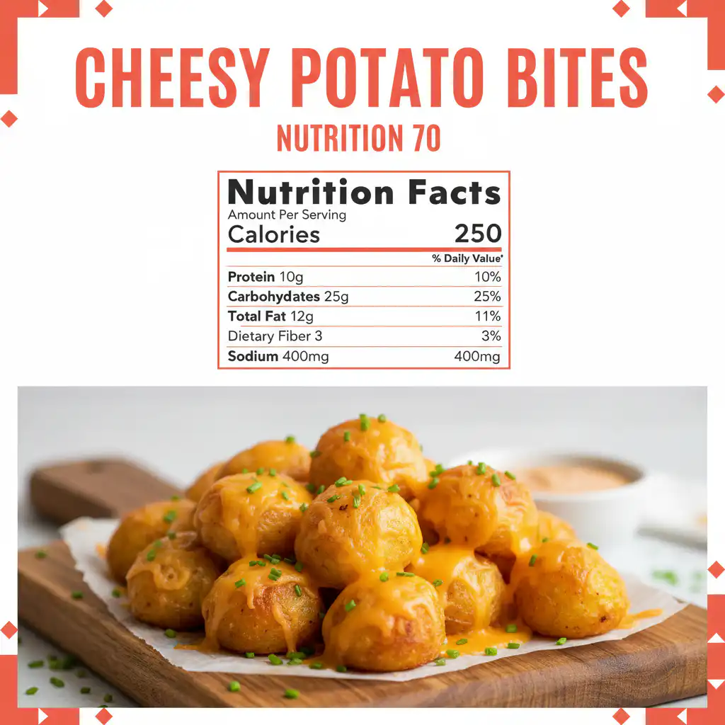 Cheesy Potato Bites nutritional information