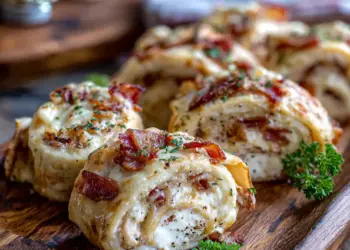 Chicken Bacon Ranch Roll Ups featured