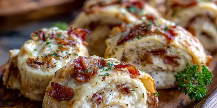 Chicken Bacon Ranch Roll Ups featured