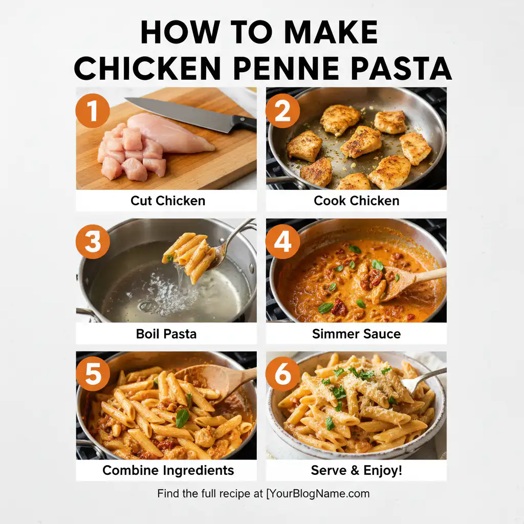 How to make Chicken Penne Pasta
