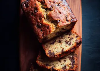 chocolate chip banana bread featured