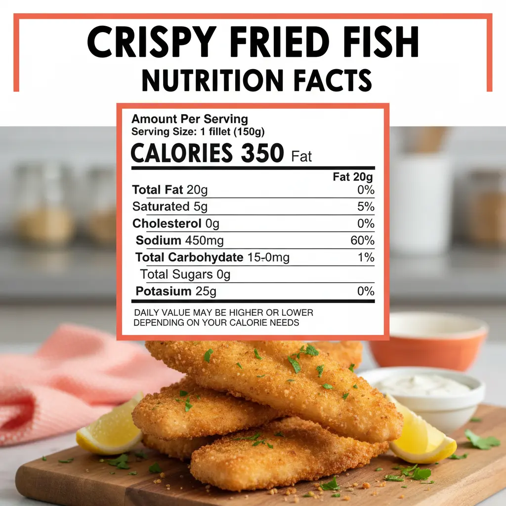 Crispy Fried Fish nutritional information