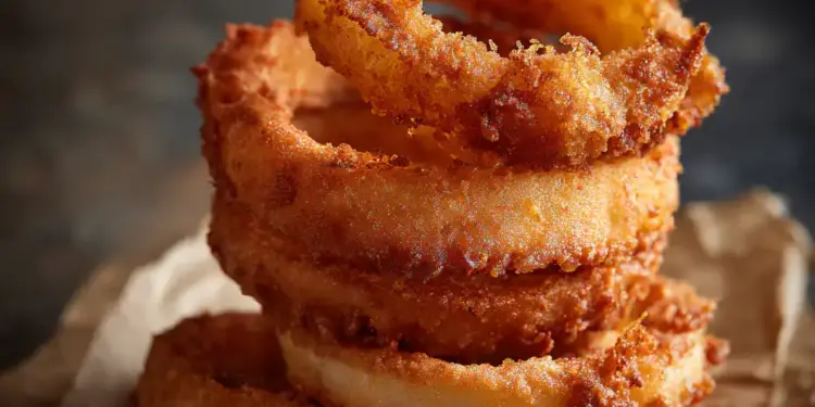 Crispy Onion Rings featured