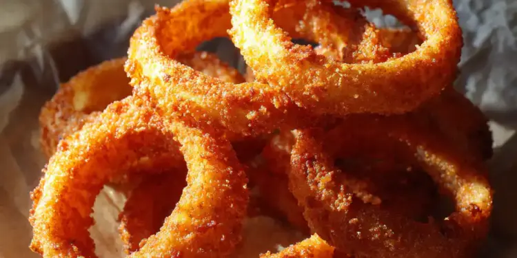 Crispy Onion Rings featured