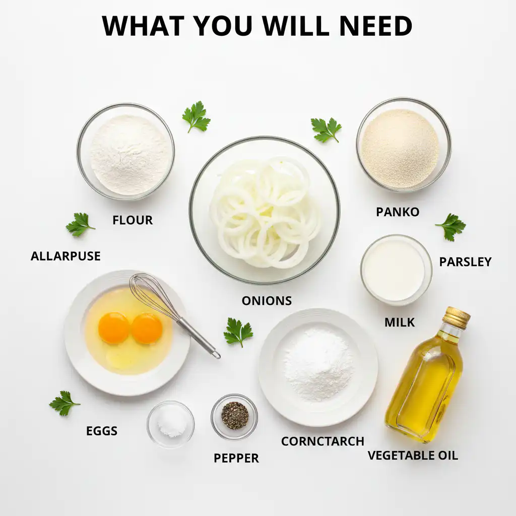 Crispy Onion Rings ingredients
