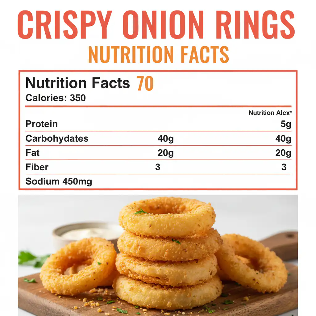 Crispy Onion Rings nutritional information